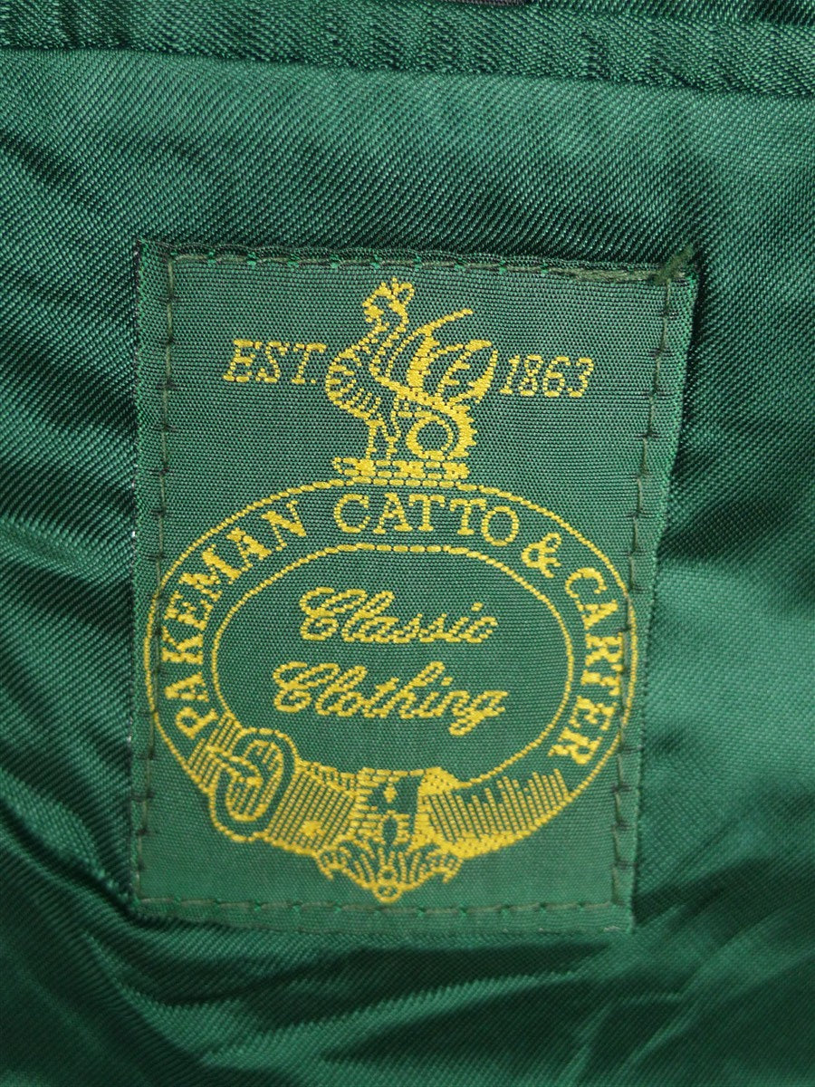 26/0067 immaculate pakeman catto carter black barathea wool / grosgrain facing d/b dinner suit 44 long