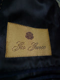 26/0104 immaculate italian bespoke blue wool & cashmere 3-piece evening dinner suit 42 short to regular