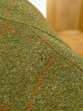 26/0082 crombie green wp check tweed sports jacket 38-39 regular
