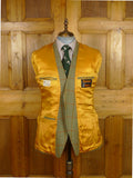 26/0084 bladen supasax heavyweight green wp check tweed sports jacket 45 regular