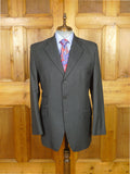 26/0107 immaculate pakeman catto catto carter heavyweight grey worsted suit 45 long