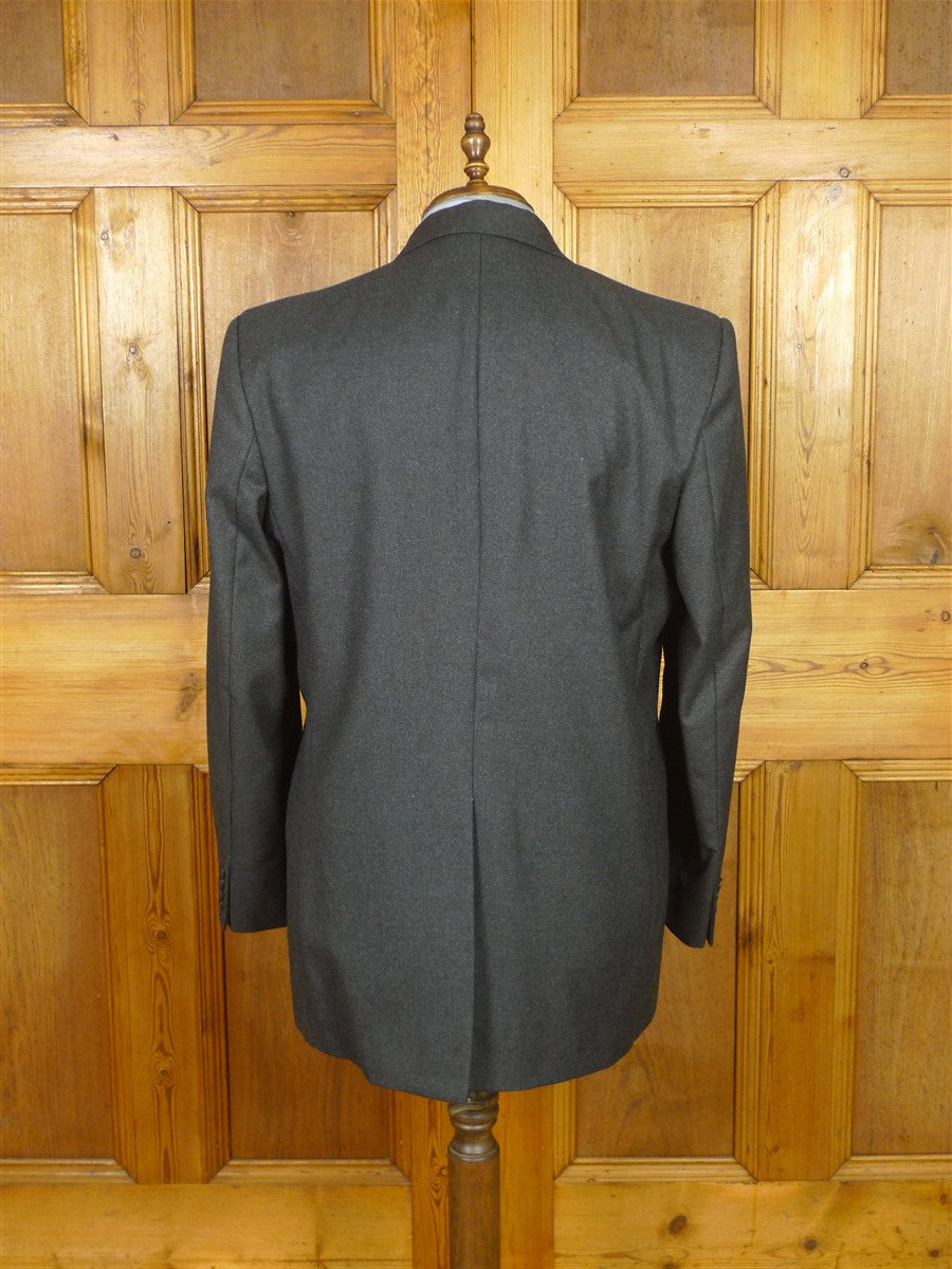 26/0107 immaculate pakeman catto catto carter heavyweight grey worsted suit 45 long