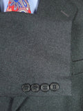 26/0107 immaculate pakeman catto catto carter heavyweight grey worsted suit 45 long