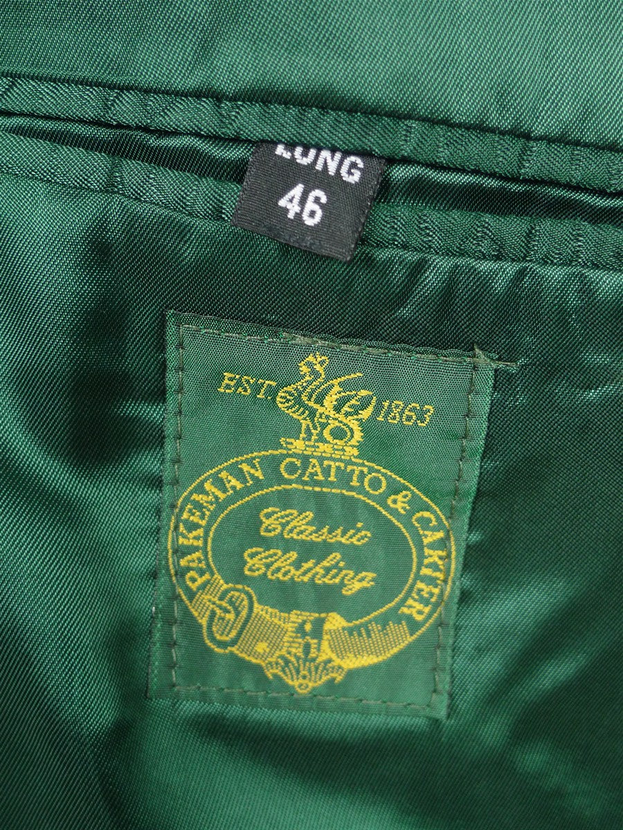 26/0107 immaculate pakeman catto catto carter heavyweight grey worsted suit 45 long