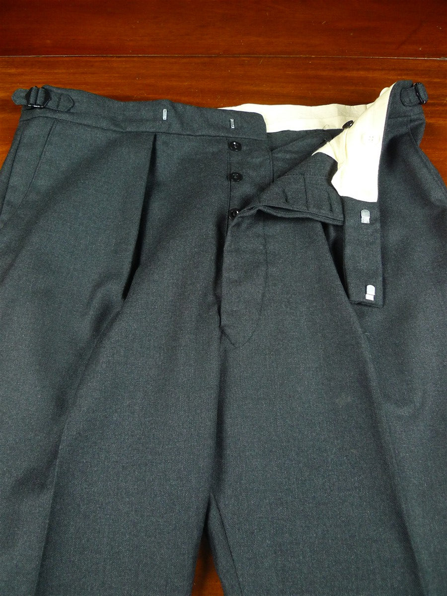 26/0107 immaculate pakeman catto catto carter heavyweight grey worsted suit 45 long