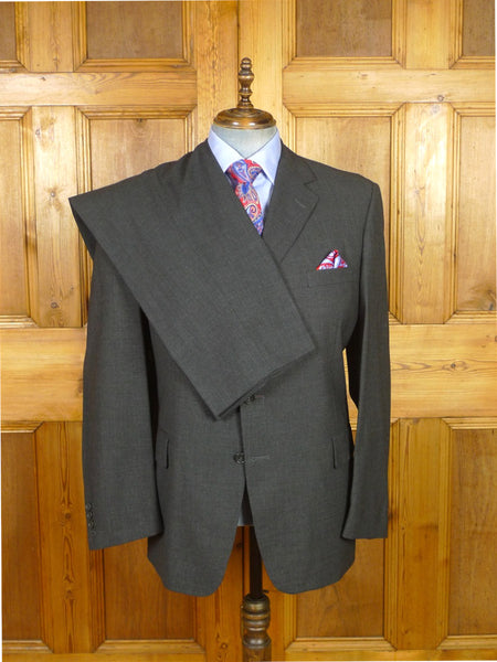 26/0108 immaculate vintage hackett super 120s grey wool suit 46 regular