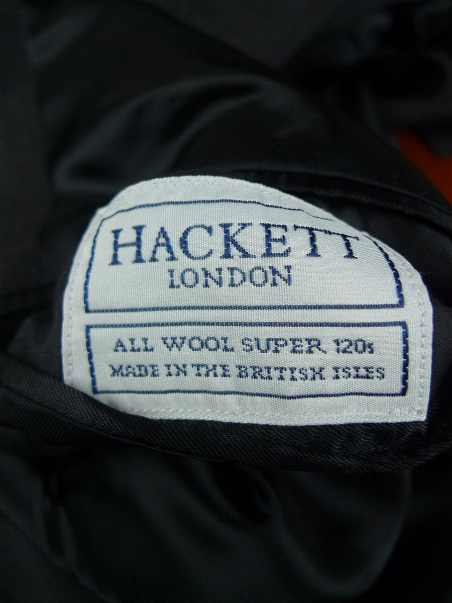26/0108 immaculate vintage hackett super 120s grey wool suit 46 regular