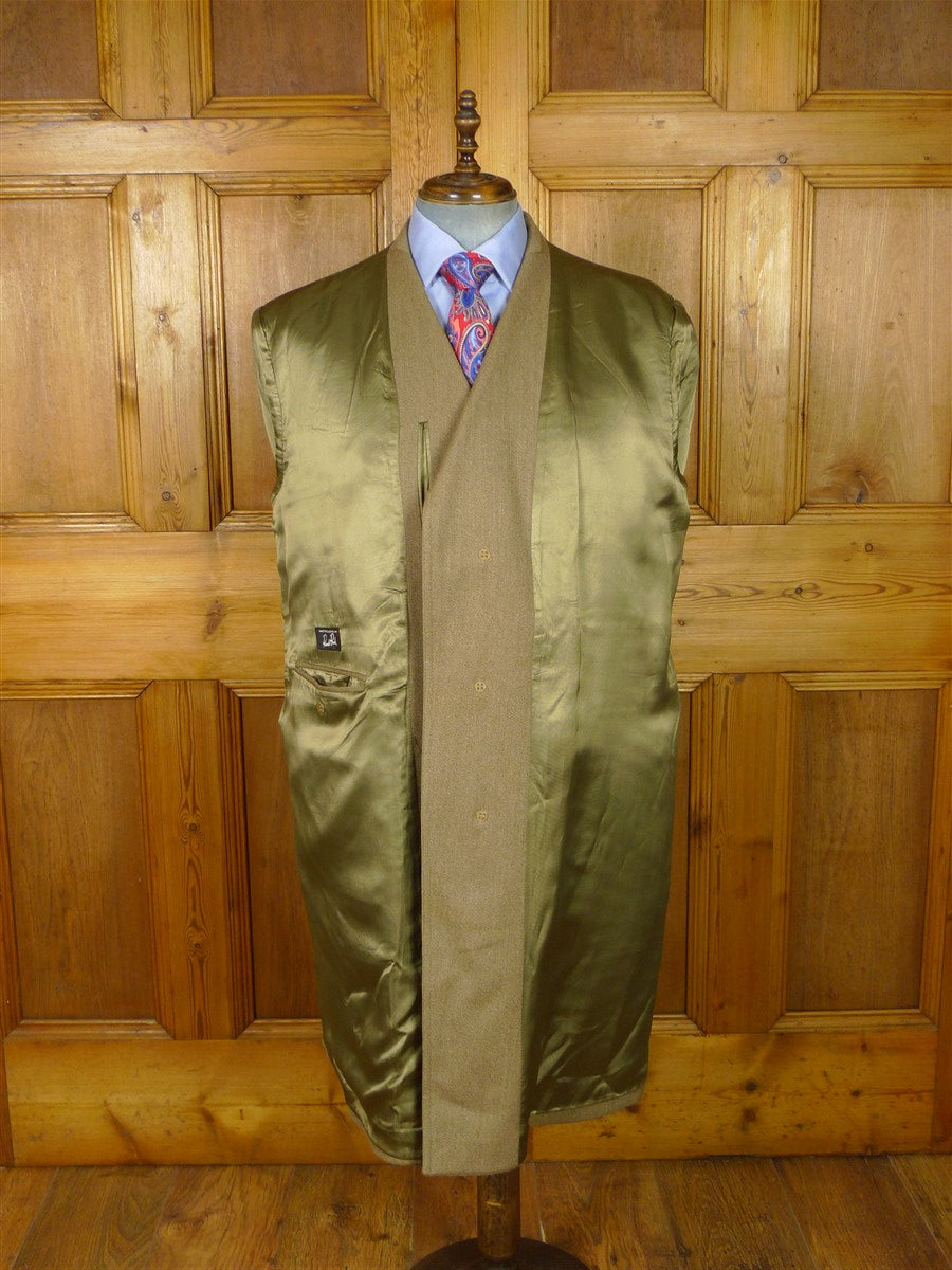 26/0096 near immaculate vintage british venetian wool covert coat overcoat 48 regular