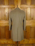 26/0102 near immaculate bespoke tailor extra-heavyweight crombie melton wool d/b british warm overcoat coat 38-39