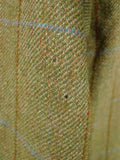 26/0098 superb vintage norton field sports (norton & son) savile row bespoke green wp check shooting field coat 42