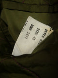 26/0098 superb vintage norton field sports (norton & son) savile row bespoke green wp check shooting field coat 42