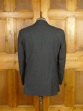 26/0113 immaculate vintage hackett london grey worsted & mohair d/b suit 43 long