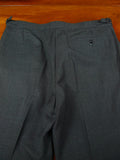 26/0113 immaculate vintage hackett london grey worsted & mohair d/b suit 43 long