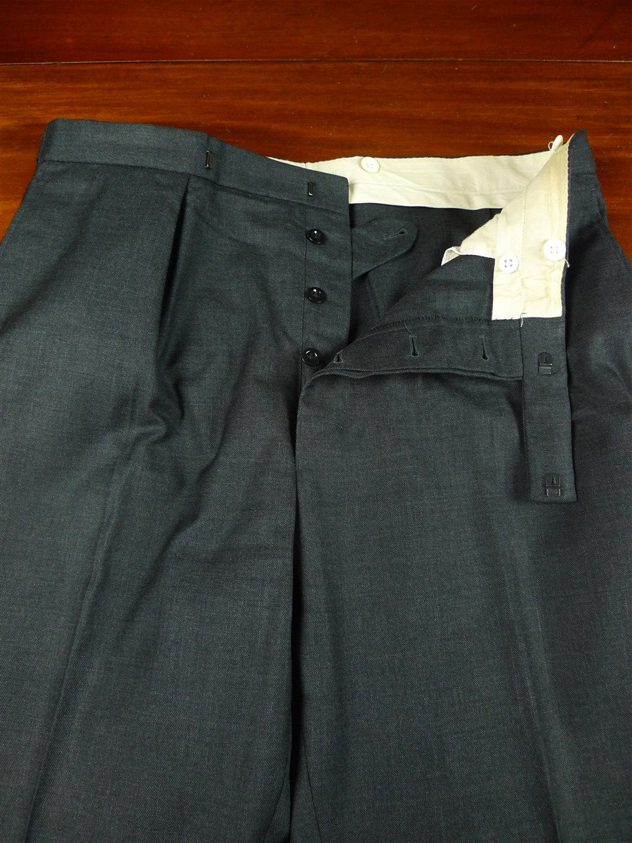 26/0117 vintage hackett london grey worsted wool suit 42 regular