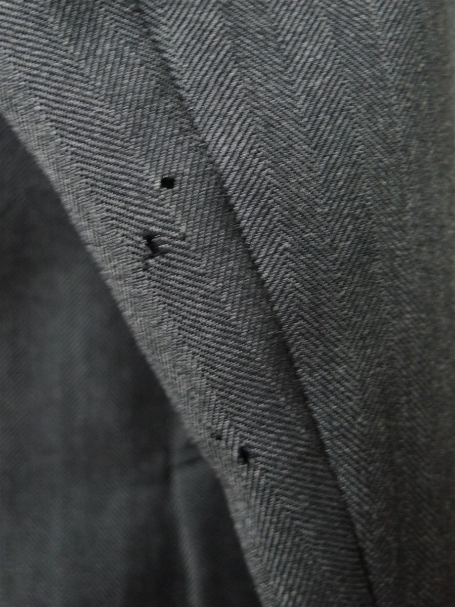 26/0119 vintage hackett london grey herringbone wool suit 46 regular