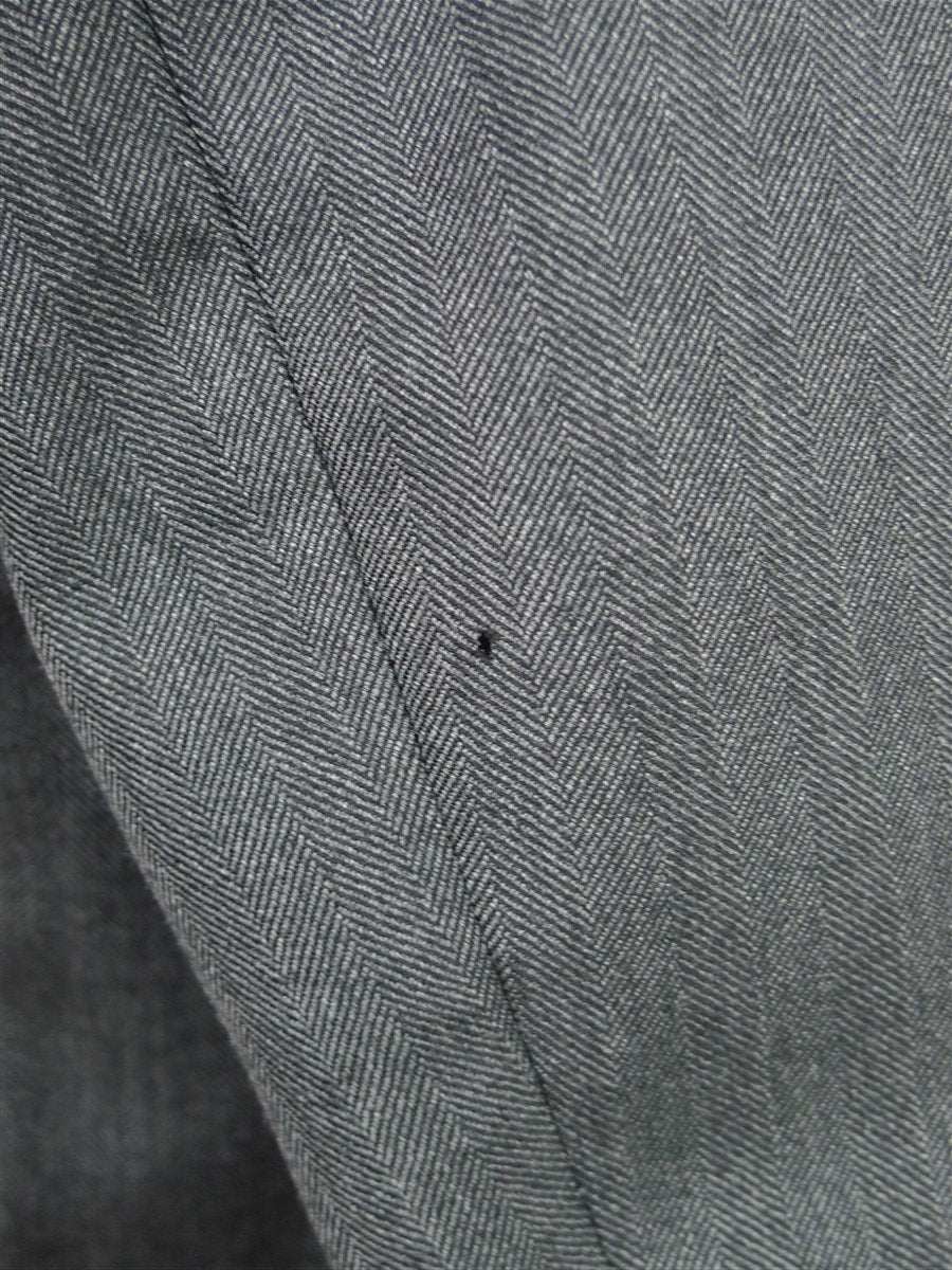 26/0119 vintage hackett london grey herringbone wool suit 46 regular