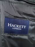 26/0119 vintage hackett london grey herringbone wool suit 46 regular