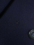 26/0120 vintage hackett london navy blue worsted super 120s d/b wool suit 44 regular