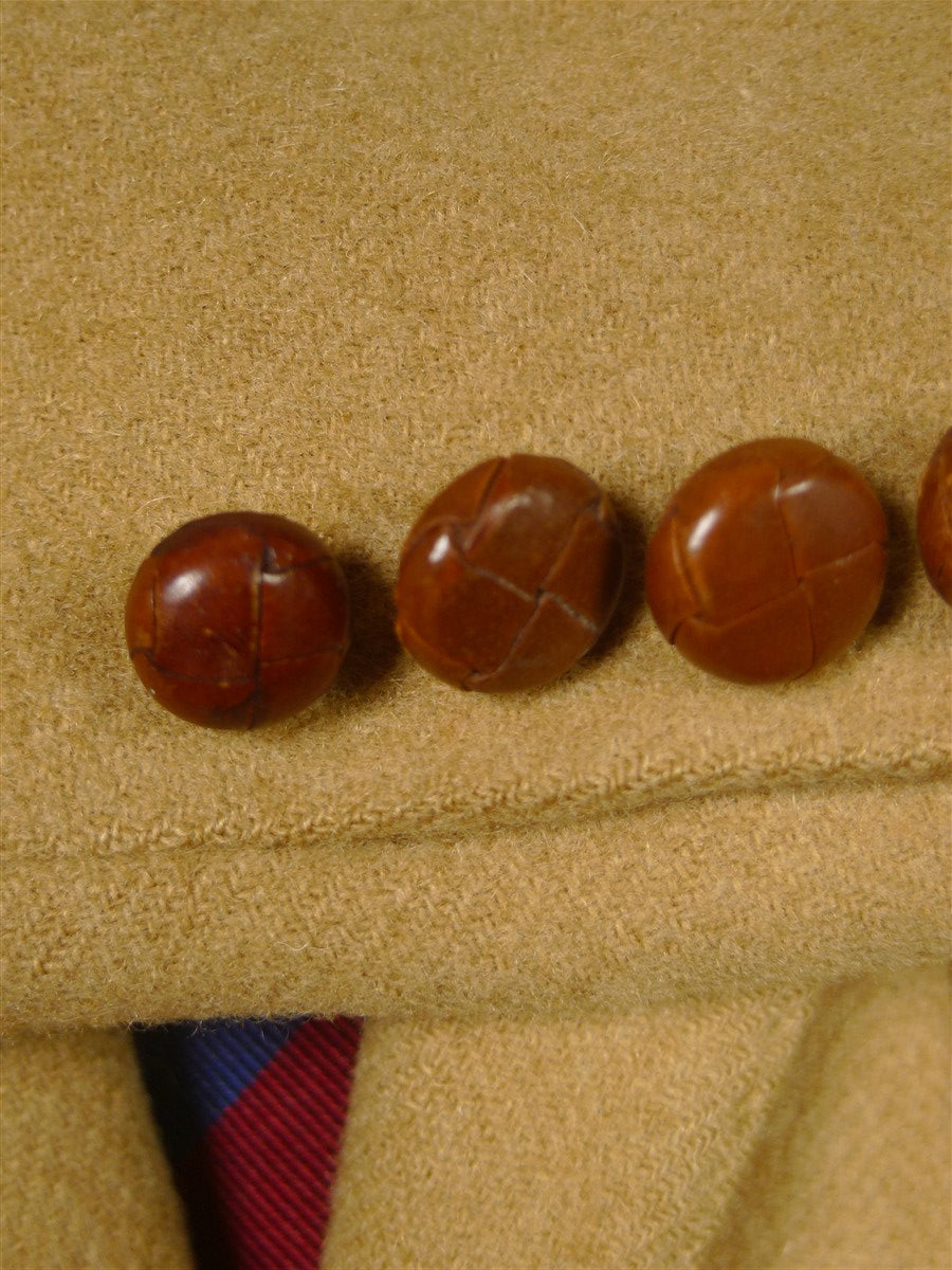 26/0123 vintage 100% fine camelhair patch pocket sports jacket blazer 37 regular