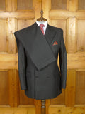 26/0112 vintage hackett london heavyweight grey worsted d/b suit 42 long