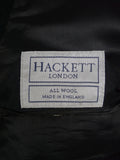26/0112 vintage hackett london heavyweight grey worsted d/b suit 42 long