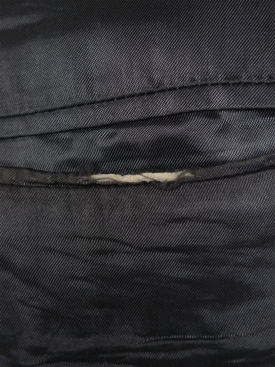 26/0112 vintage hackett london heavyweight grey worsted d/b suit 42 long