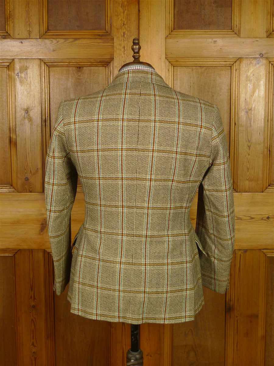 26/0126 vintage lambourne pjilips & piper heavyweight bold check tweed jacket 40 short