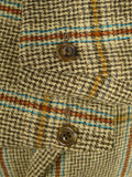 26/0126 vintage lambourne pjilips & piper heavyweight bold check tweed jacket 40 short
