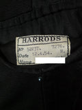 26/0110 genuine 1950s vintage harrods london bespoke midnight blue evening tailcoat tails white tie 41-42 regular