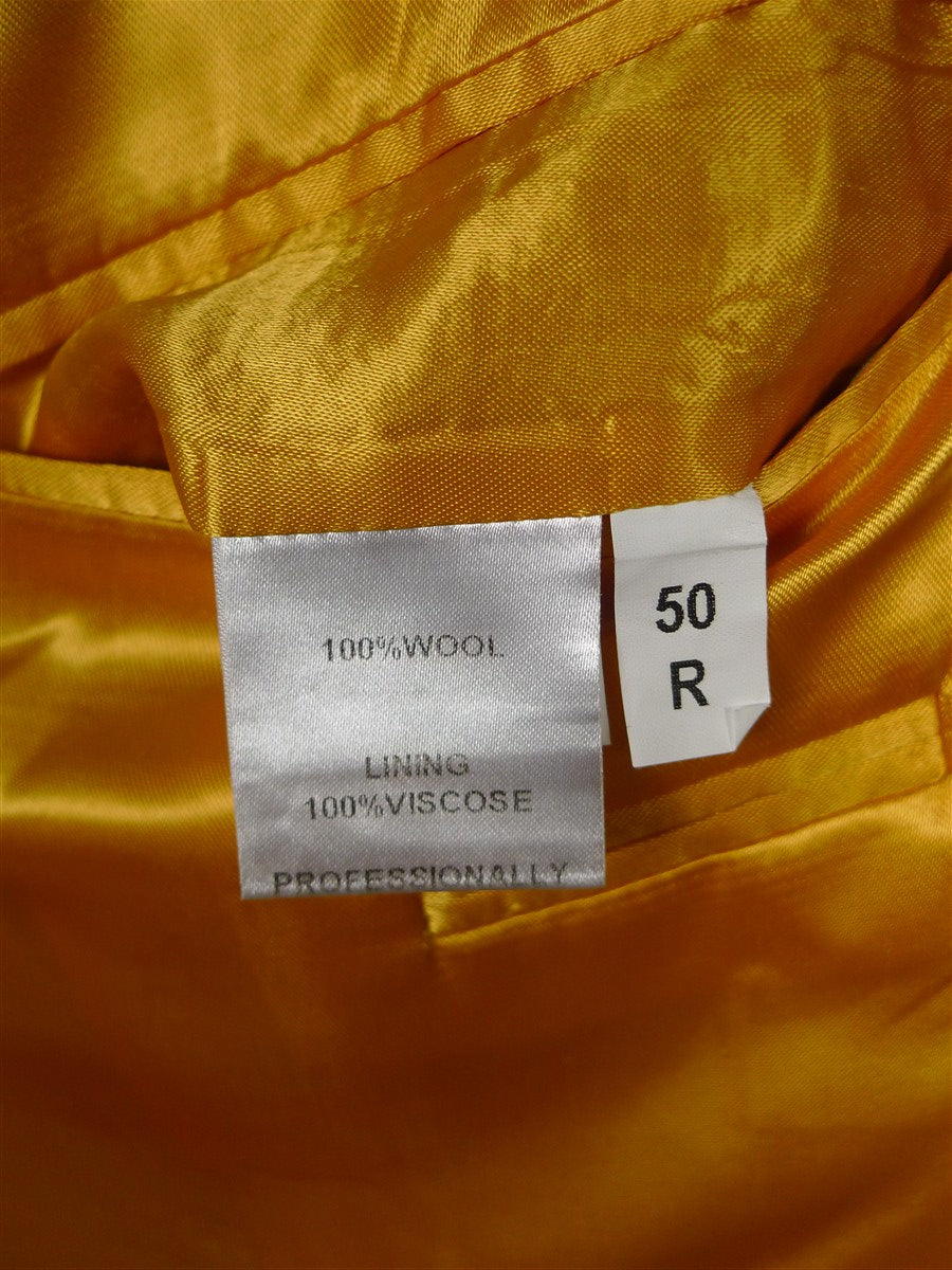 26/0128 mint unworn bladen supasax 100% lambswool tan brown wp check tweed sports jacket 50 regular