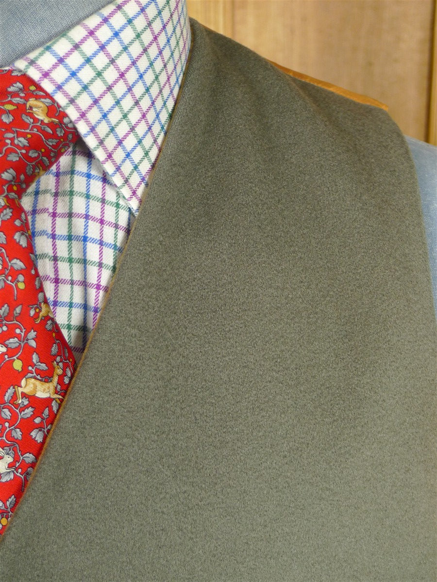 26/0109 wonderful 1960s vintage reversible doeskin wool country waistcoat vest 40-41