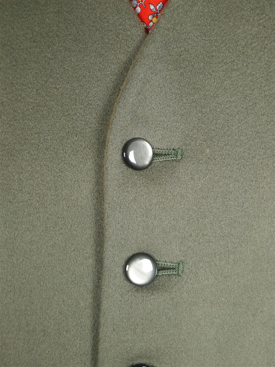 26/0109 wonderful 1960s vintage reversible doeskin wool country waistcoat vest 40-41