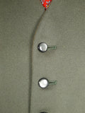 26/0109 wonderful 1960s vintage reversible doeskin wool country waistcoat vest 40-41