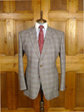 26/0130 mint unworn gieves & hawkes savile row prince of wales check worsted flannel sports jacket blazer 45 short