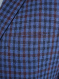 26/0129 new w/ tags chester barrie savile row blue / red check wool-mix sports jacket blazer 42 regular