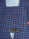 26/0129 new w/ tags chester barrie savile row blue / red check wool-mix sports jacket blazer 42 regular