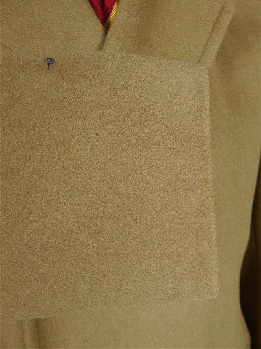 26/0135 vintage made in england all wool british warm style overcoat 38