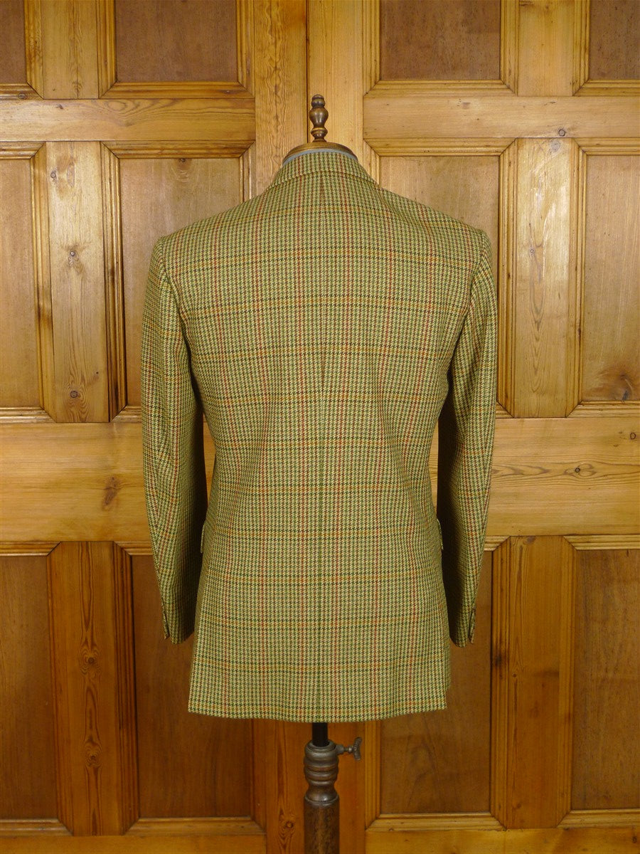 26/0143 immaculate vintage john g hardy gun check tweed sports jacket 40 regular