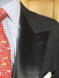 26/0146 immaculate bespoke tailored prince charlie black mohair evening jacket 39 short to regular