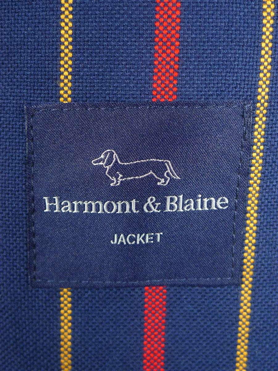 26/0153 immaculate harmont & blaine striped cotton unlined boating blazer jacket (rrp £440) 40