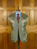 26/0154 near immaculate vintage hackett london green gun check pure cashmere sports jacket blazer 39 short