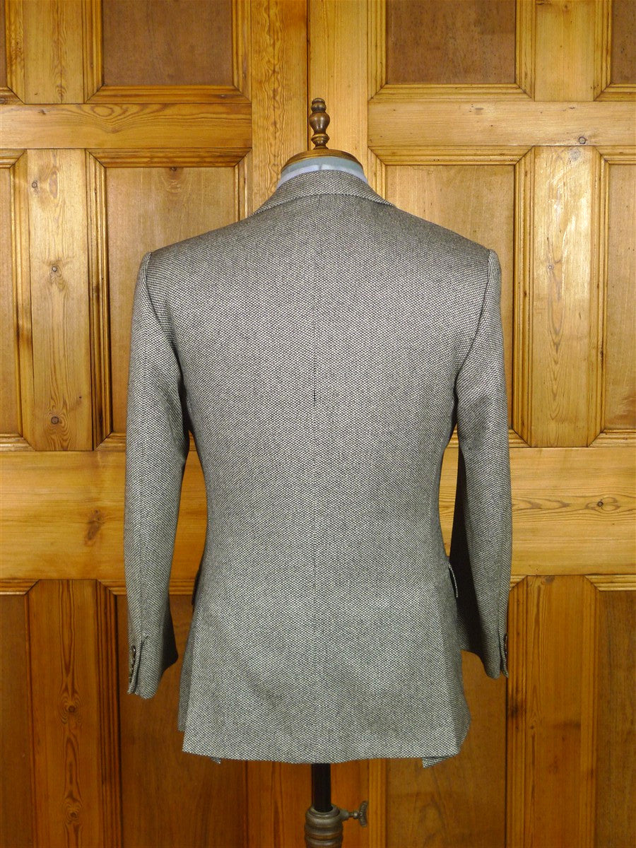 26/0156 near immaculate brioni pure cashmere grey barleycorn weave sports jacket blazer 39 short