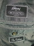 26/0156 near immaculate brioni pure cashmere grey barleycorn weave sports jacket blazer 39 short