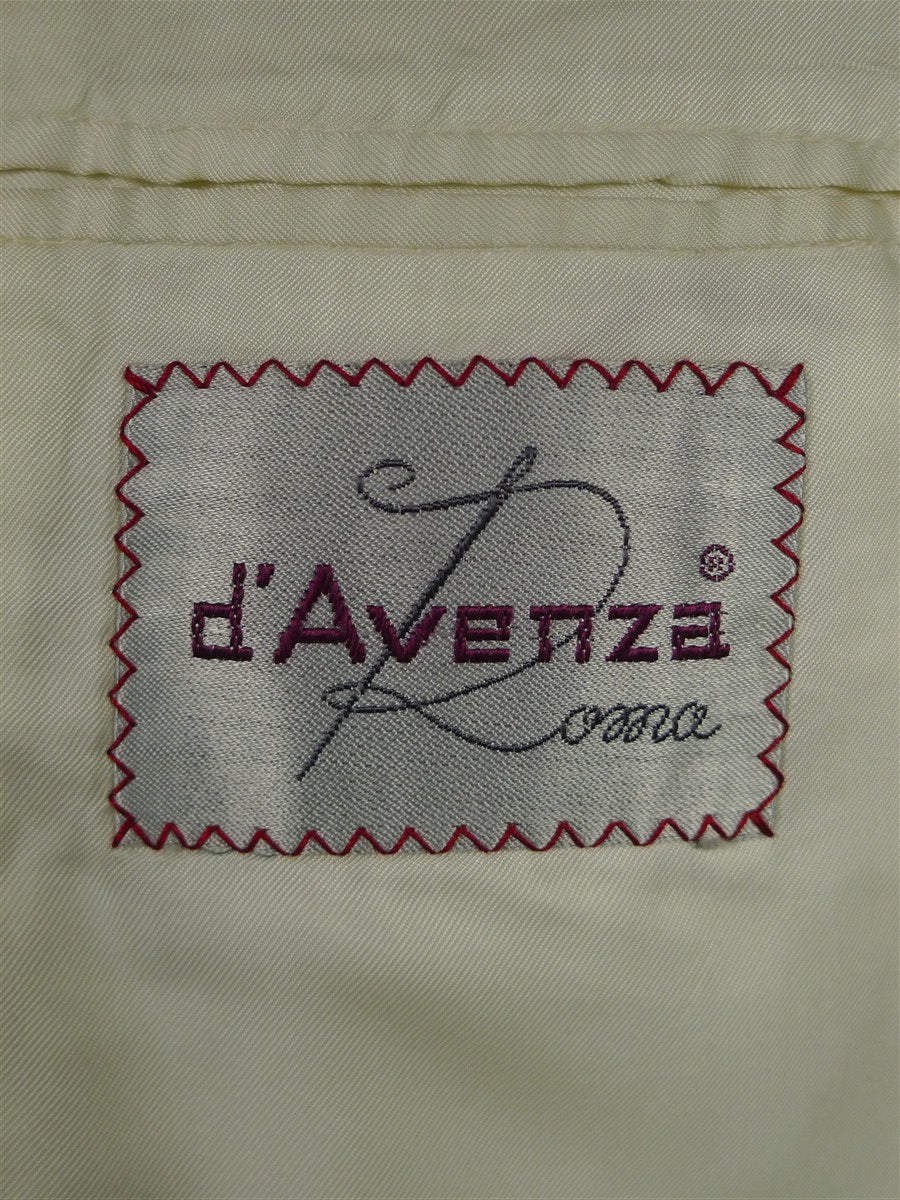 26/0157 delightful vintage d'avenza bond st. ivory white italian wool mix d/b blazer jacket 39 short