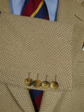 26/0159 vintage italian beige pure cashmere barleycorn weave sports jacket blazer 39 short