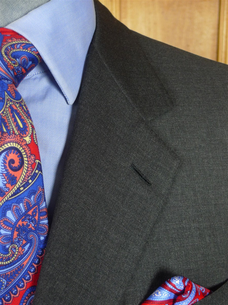 26/0160 near immaculate brioni 100% wool grey s/b suit 39 short (rrp £2000)