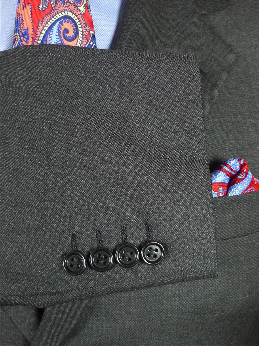 26/0160 near immaculate brioni 100% wool grey s/b suit 39 short (rrp £2000)