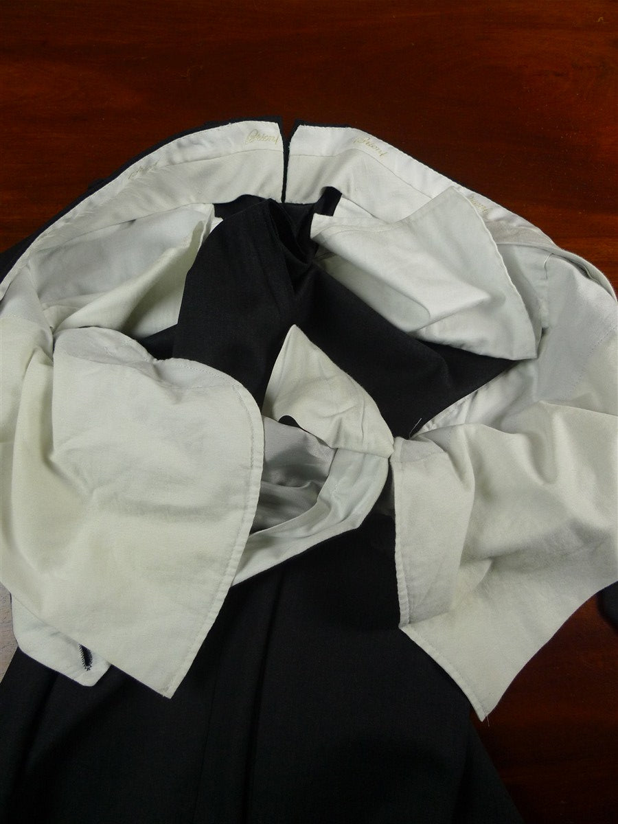 26/0160 near immaculate brioni 100% wool grey s/b suit 39 short (rrp £2000)