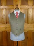 26/0109 wonderful 1960s vintage reversible doeskin wool country waistcoat vest 40-41