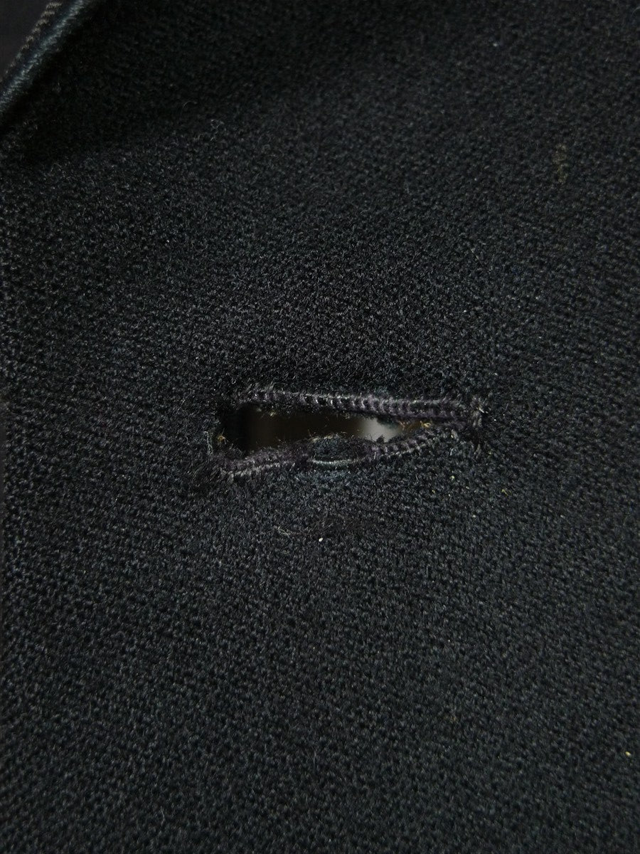 26/0170 fabulous1930s 1940s vintage black barathea / grosgrain silk wide peak lapel s/b dinner jacket 36 regular